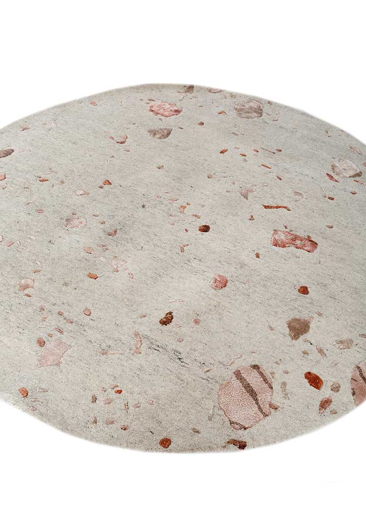 Confetti Ivory Hand Tufted Wool and Viscose Rugs-Tnq-4424-Jaipur Rugs