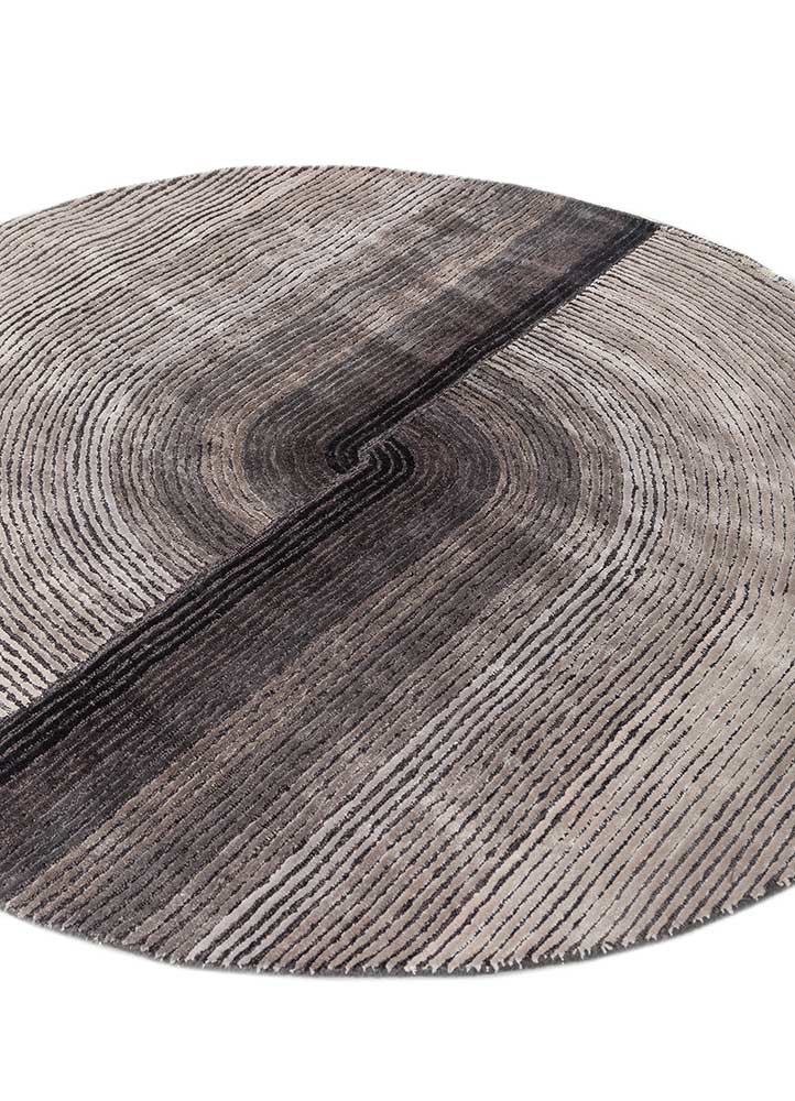 come around blue viscose hand tufted Rug - FoldShot come around blue viscose hand tufted Rug - FoldShot