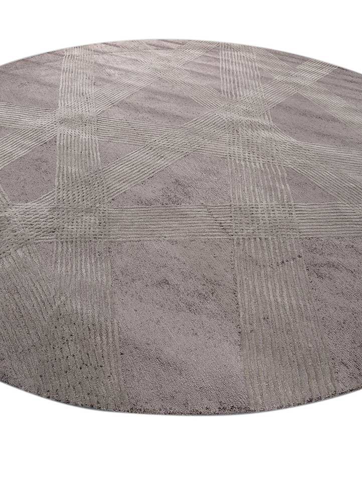 contour grey and black wool and viscose hand tufted Rug - FoldShot contour grey and black wool and viscose hand tufted Rug - FoldShot