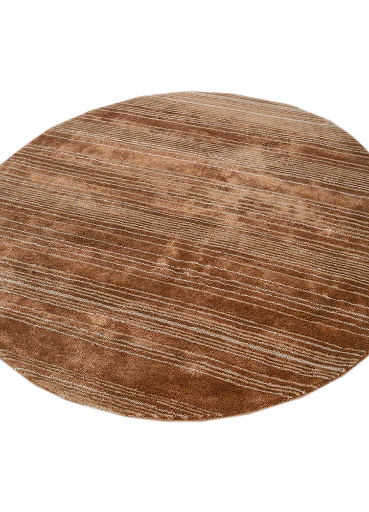 caliedo red and orange wool and viscose hand tufted Rug - FoldShot