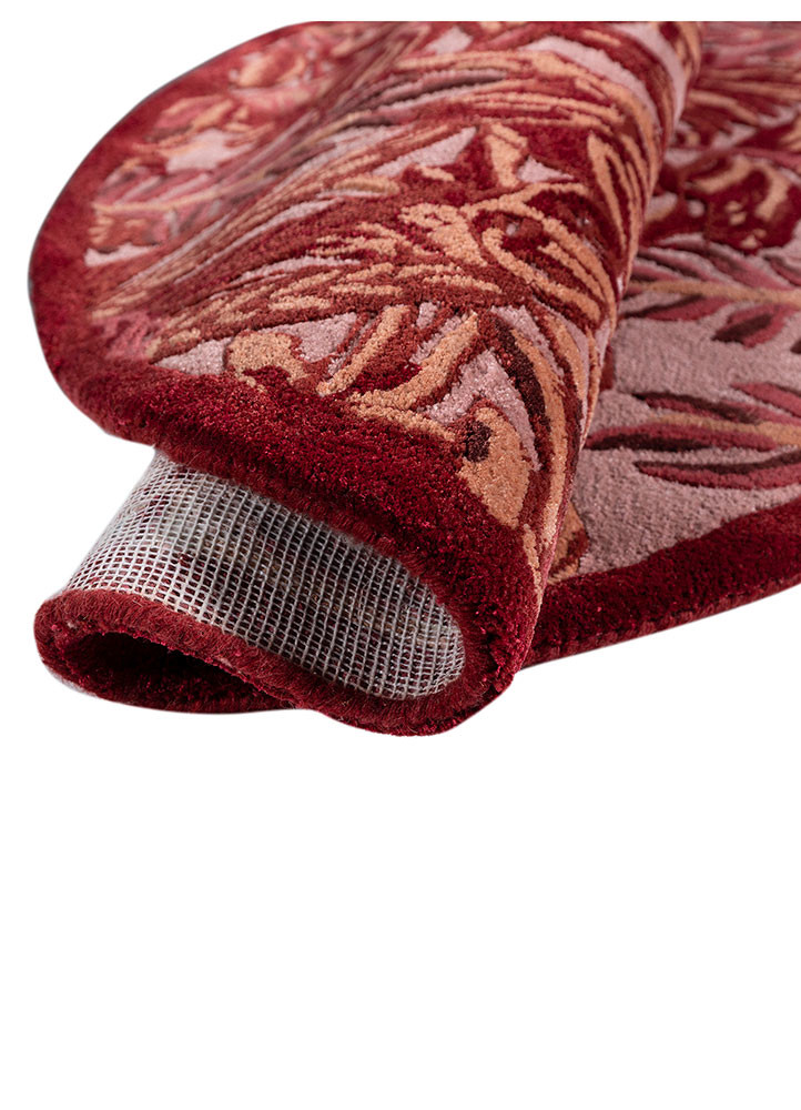 aurelia pink and purple wool and viscose hand tufted Rug - FoldShot aurelia pink and purple wool and viscose hand tufted Rug - FoldShot