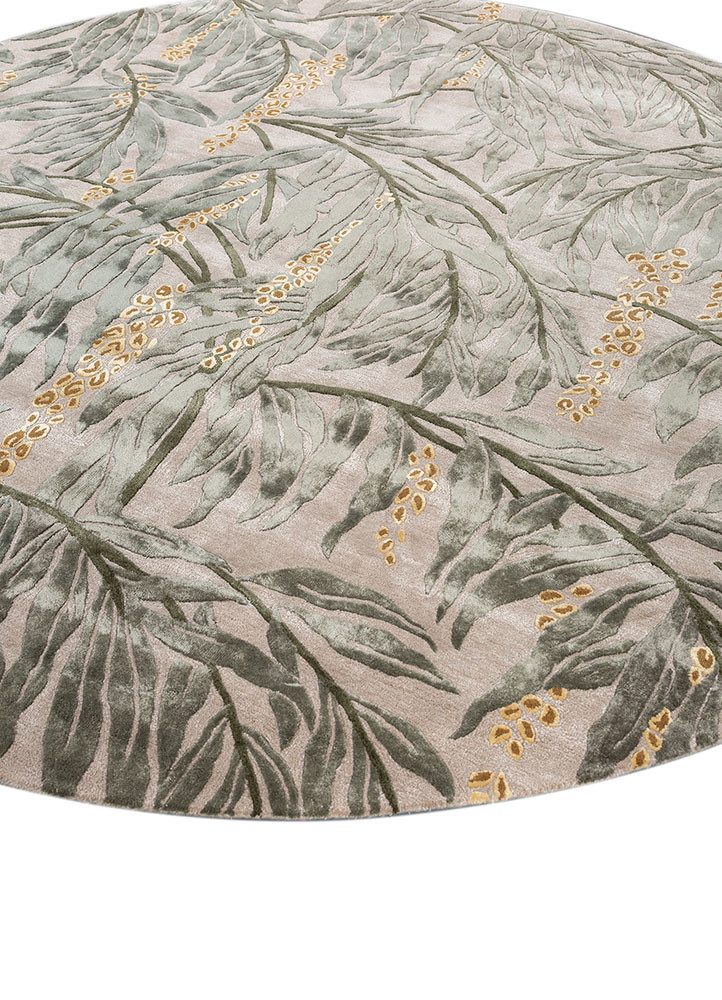 aurelia ivory wool and viscose hand tufted Rug - FoldShot