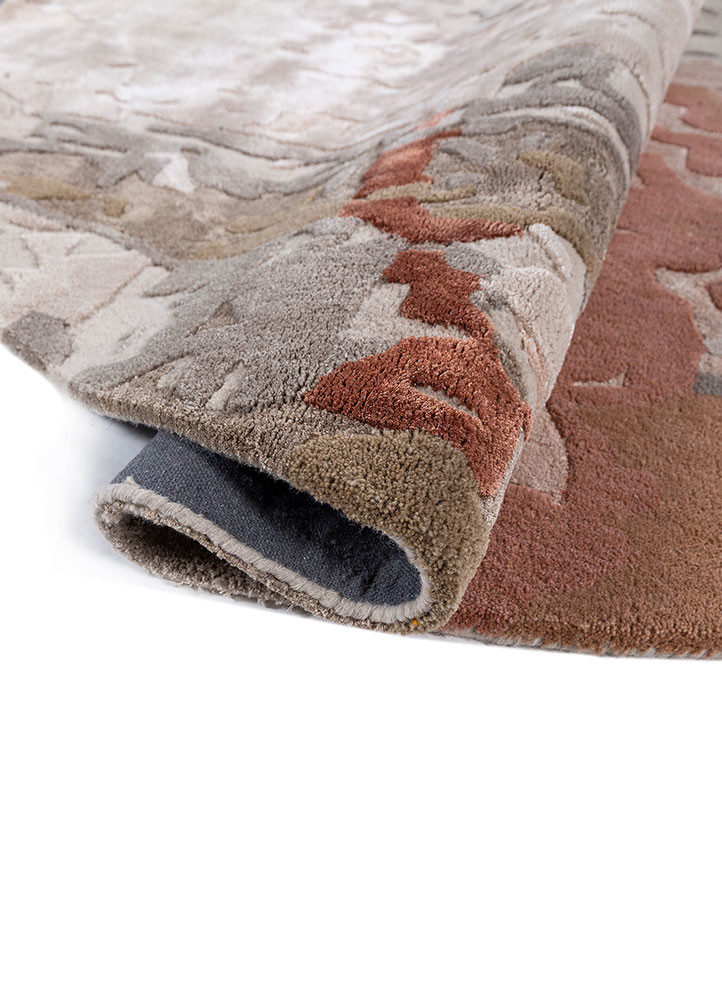 white noise ivory wool and viscose hand tufted Rug - FoldShot white noise ivory wool and viscose hand tufted Rug - FoldShot