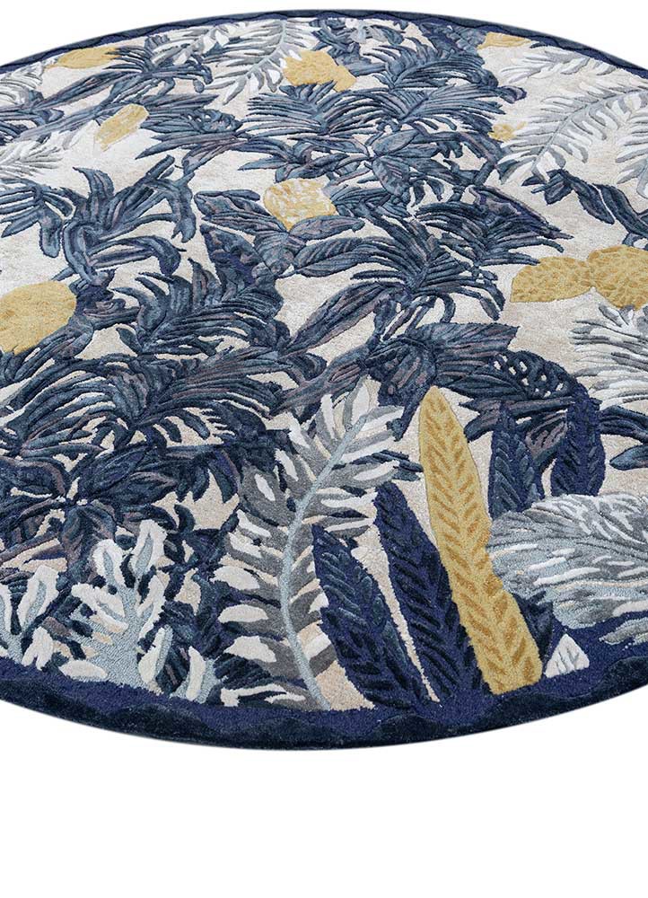 aurelia ivory wool and viscose hand tufted Rug - FoldShot