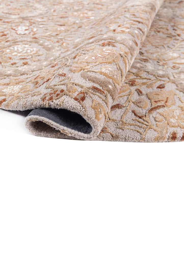 bodhi ivory wool and viscose hand tufted Rug - FoldShot bodhi ivory wool and viscose hand tufted Rug - FoldShot