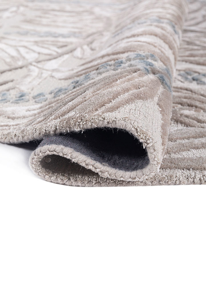 Aurelia Grey & Black Hand Tufted Wool & Viscose Rugs - Trm-15507 ...