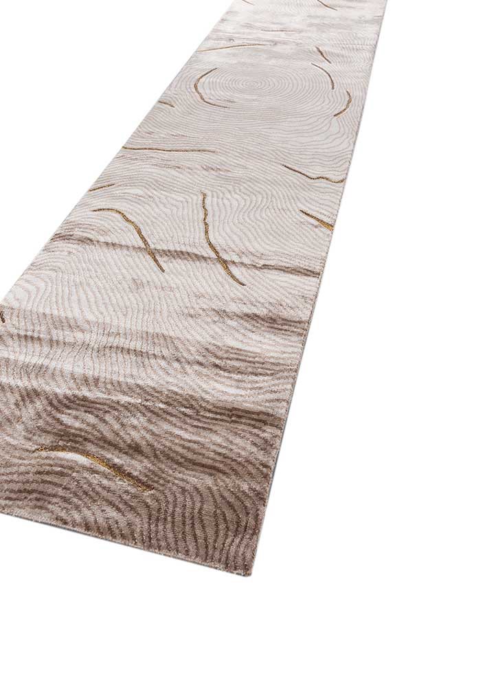 azalea beige and brown bamboo silk hand knotted Rug - FoldShot azalea beige and brown bamboo silk hand knotted Rug - FoldShot