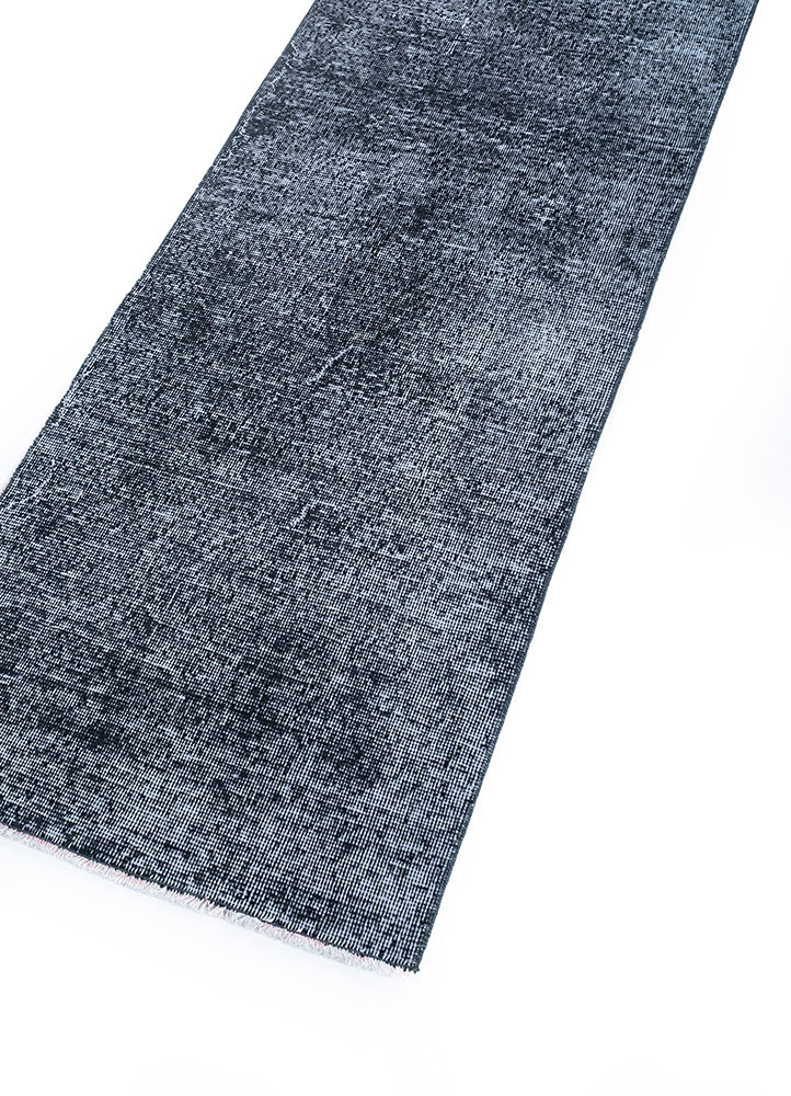lacuna grey and black wool hand knotted Rug - FoldShot lacuna grey and black wool hand knotted Rug - FoldShot