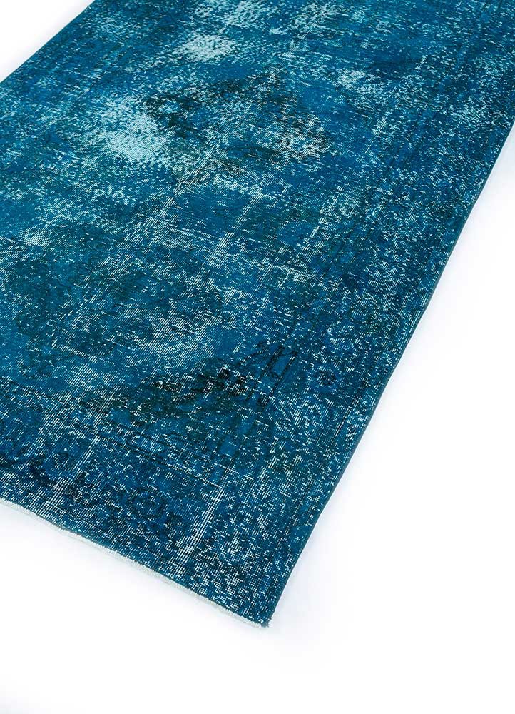 lacuna blue wool hand knotted Rug - FoldShot lacuna blue wool hand knotted Rug - FoldShot