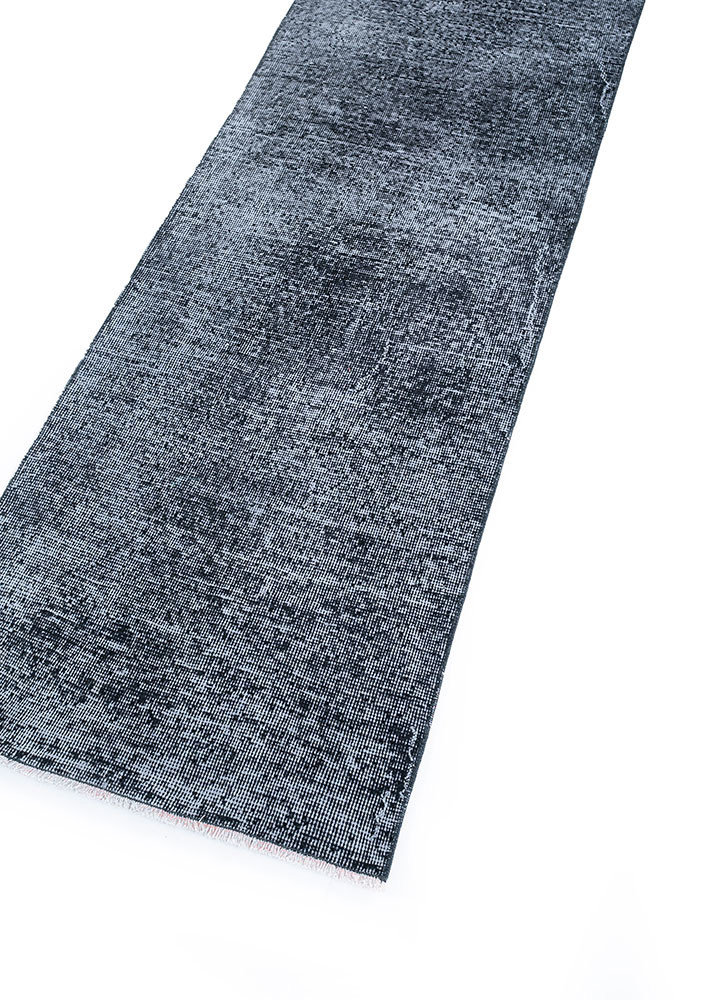 lacuna grey and black wool hand knotted Rug - FoldShot lacuna grey and black wool hand knotted Rug - FoldShot