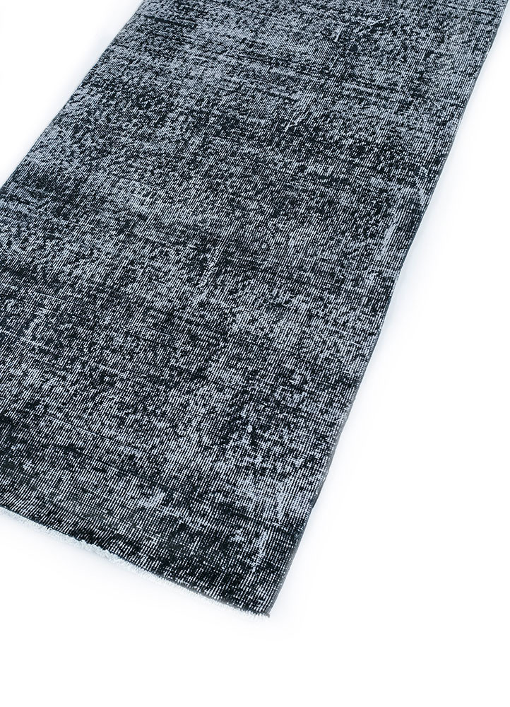 lacuna grey and black wool hand knotted Rug - FoldShot lacuna grey and black wool hand knotted Rug - FoldShot