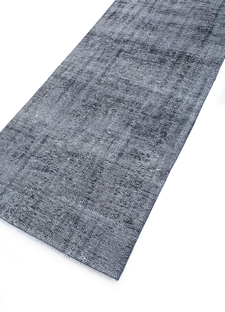 lacuna grey and black wool hand knotted Rug - FoldShot lacuna grey and black wool hand knotted Rug - FoldShot