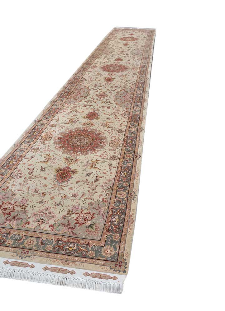 aalam gold wool and silk hand knotted Rug - FoldShot aalam gold wool and silk hand knotted Rug - FoldShot