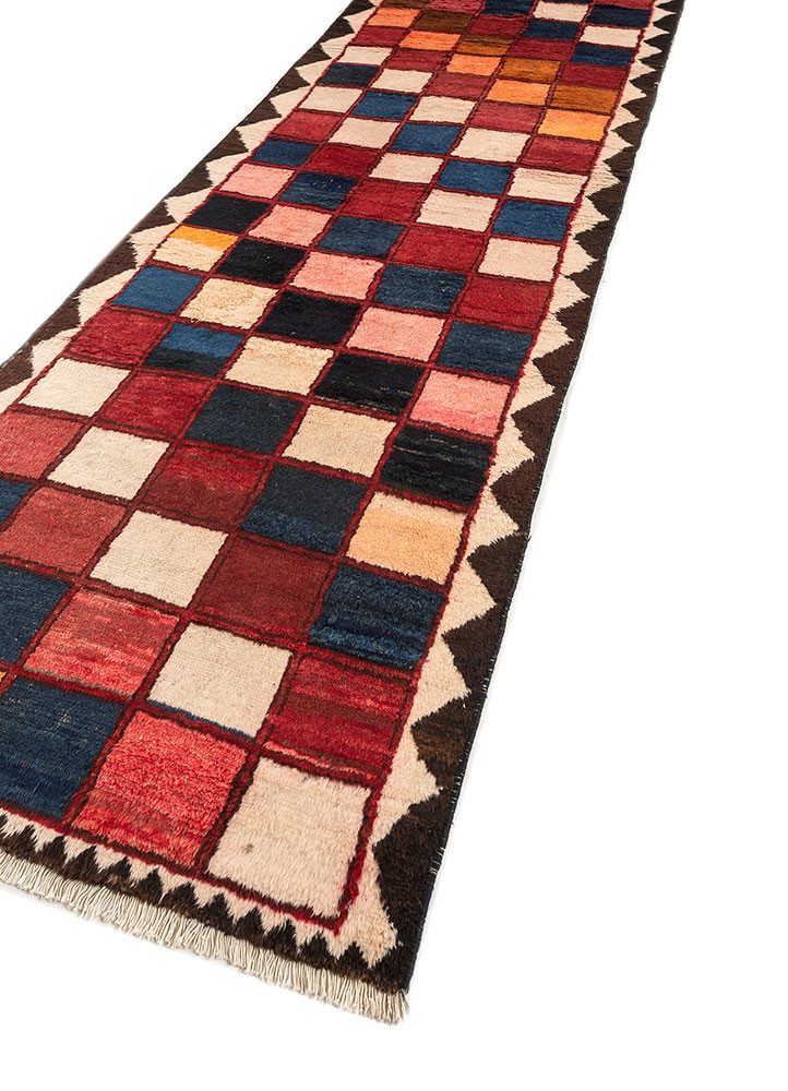 nuray blue wool hand knotted Rug - FoldShot