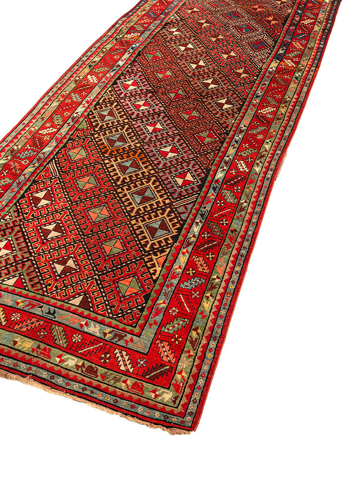 kiaan pink and purple wool hand knotted Rug - FoldShot kiaan pink and purple wool hand knotted Rug - FoldShot