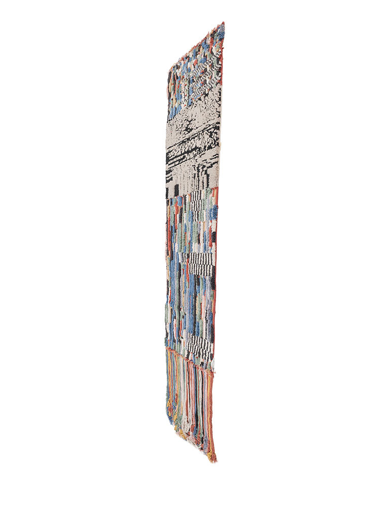 exposed spine ivory wool and bamboo silk wall art WALL ART & TAPESTRY - FoldShot exposed spine ivory wool and bamboo silk wall art WALL ART & TAPESTRY - FoldShot