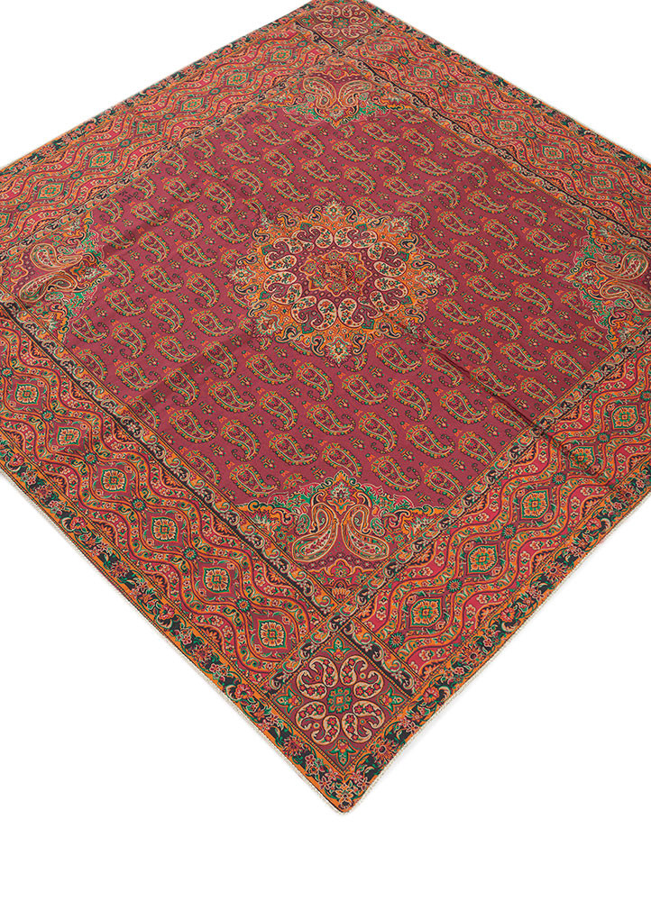gulmarg red and orange silk and zari wall art WALL ART & TAPESTRY - FoldShot gulmarg red and orange silk and zari wall art WALL ART & TAPESTRY - FoldShot