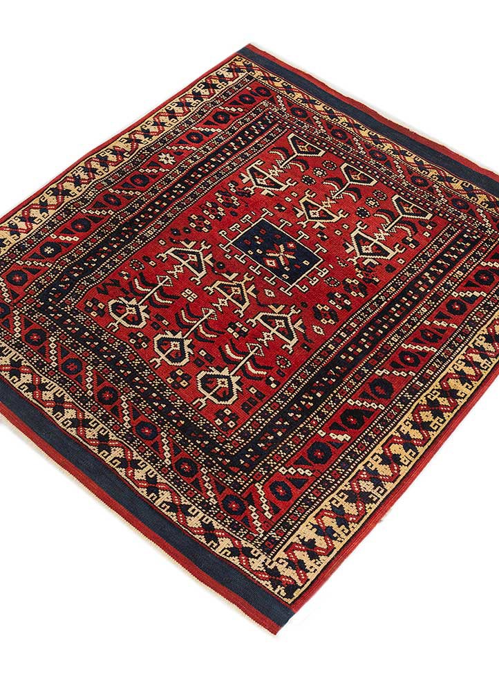 bespoke sile red and orange wool wall art WALL ART & TAPESTRY - FoldShot