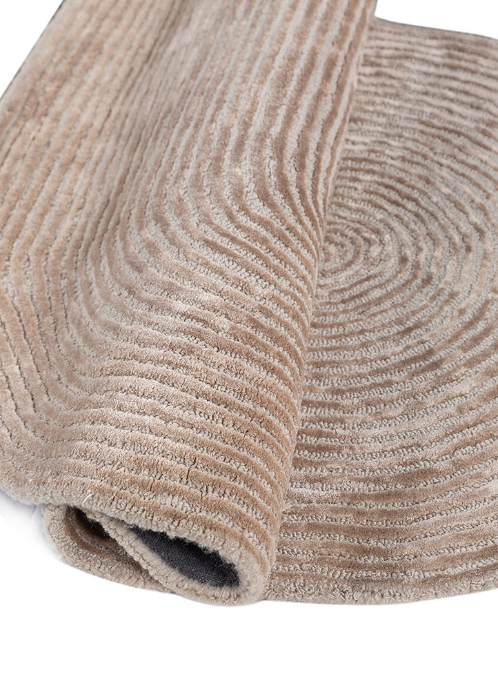 chaos theory by kavi ivory wool and viscose hand tufted Rug - FoldShot