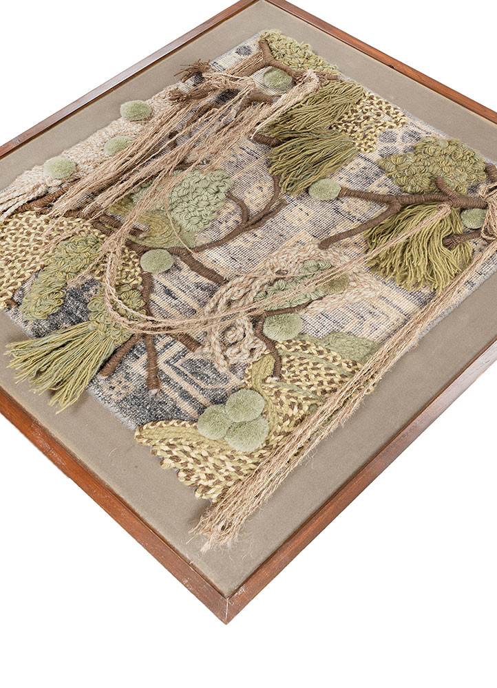 wall installation green wool and silk wall art WALL ART & TAPESTRY - FoldShot wall installation green wool and silk wall art WALL ART & TAPESTRY - FoldShot