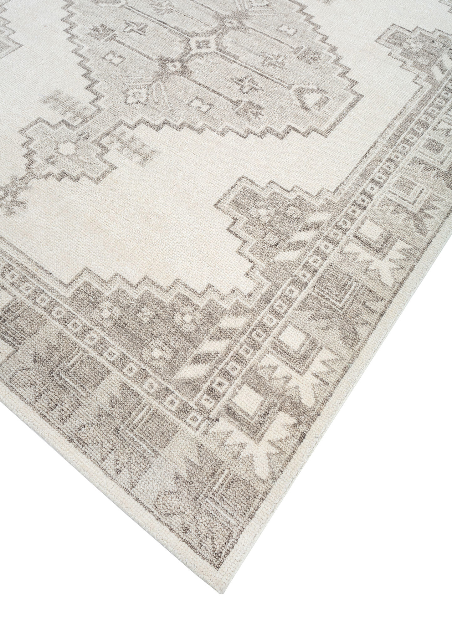 Sahvsna Rugs Savana Ivory Hand Knotted Wool Rugs-Pkwl-986-Jaipur Rugs ES