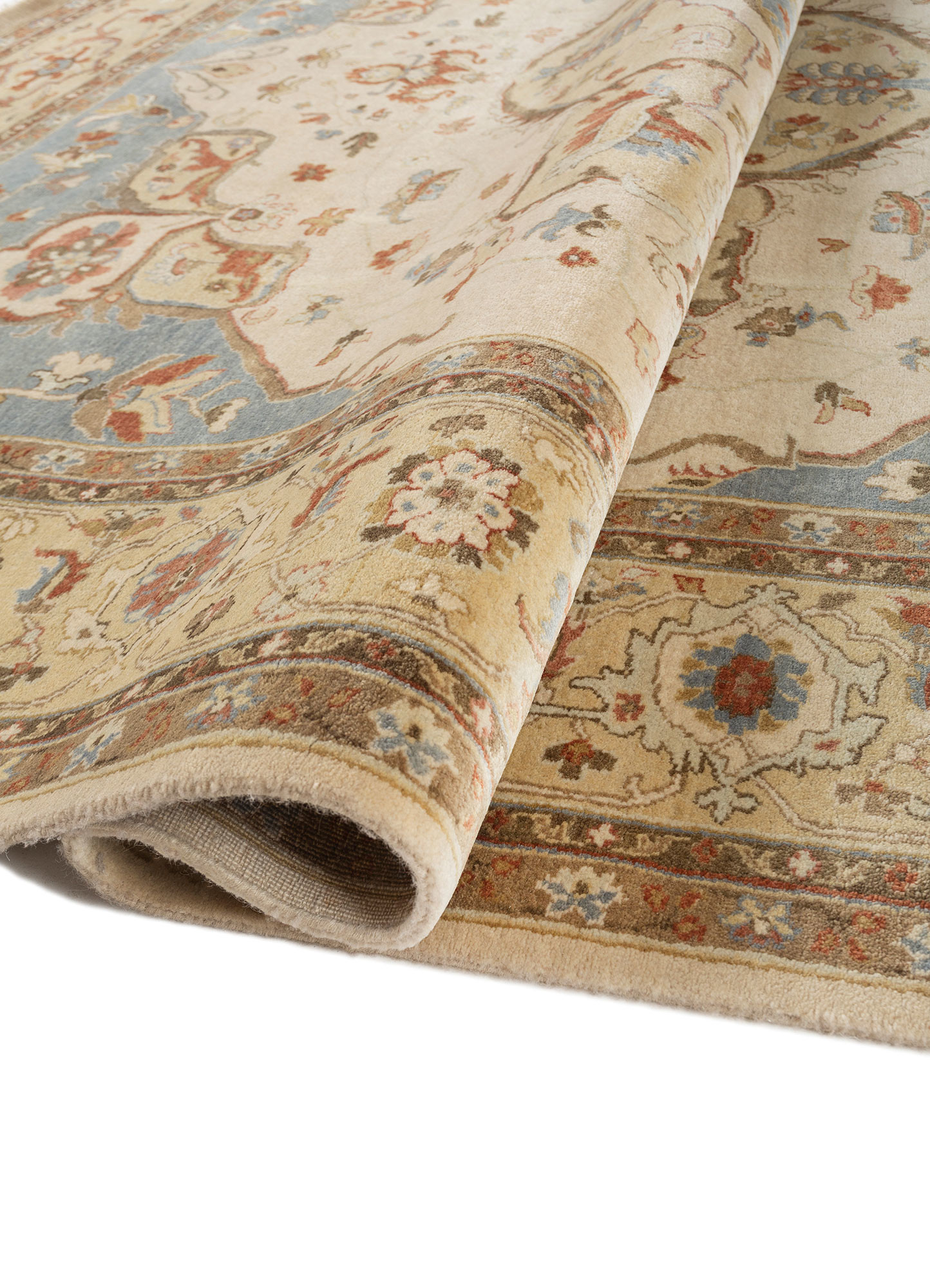 Sahvsna Rugs Savana Ivory Hand Knotted Wool Rugs-Skwl-11-Jaipur Rugs AE