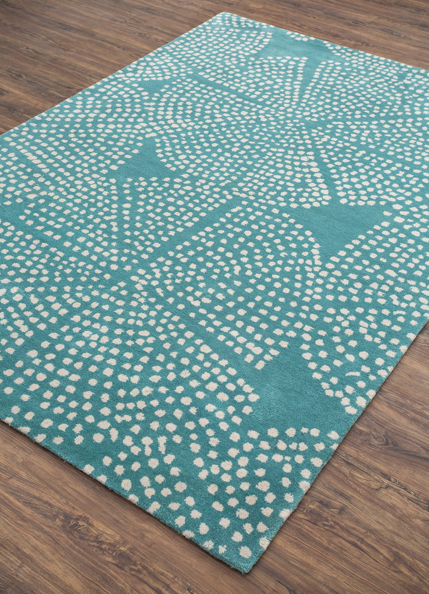 Tac Rug Modo Blue Hand Tufted Wool Rugs-Tac-4551-Jaipur Rugs EU