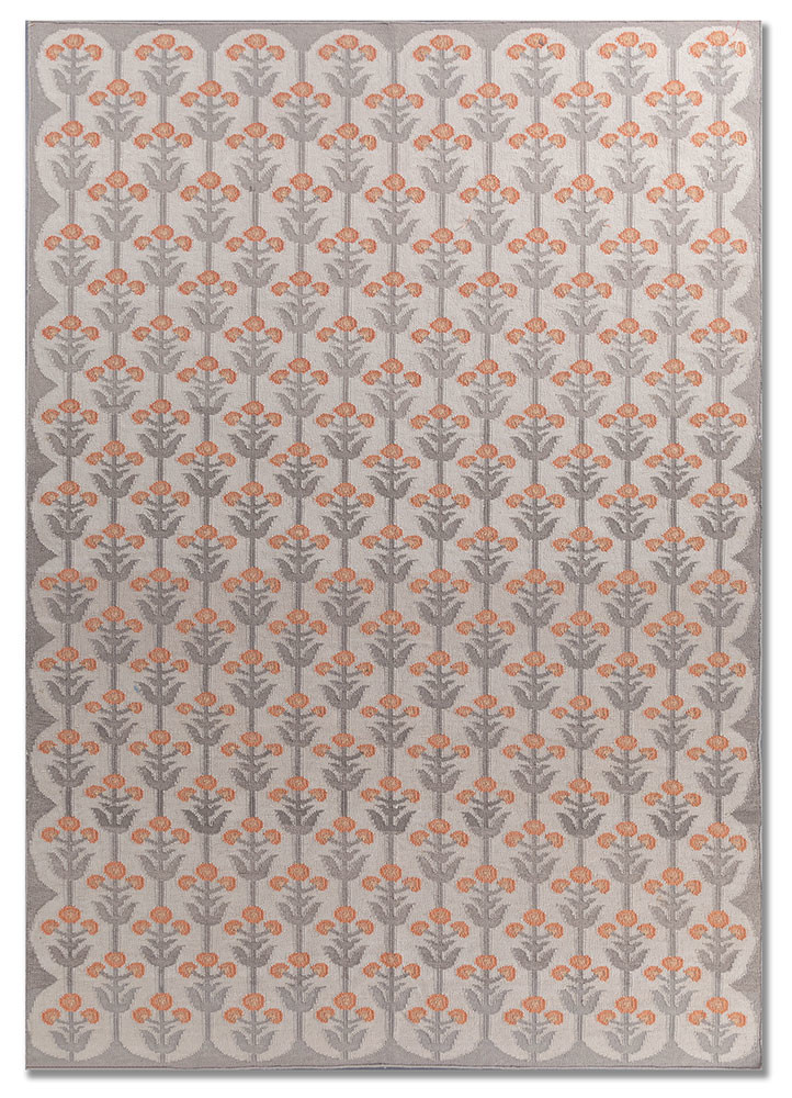 blue blue wool flat weaves Rug