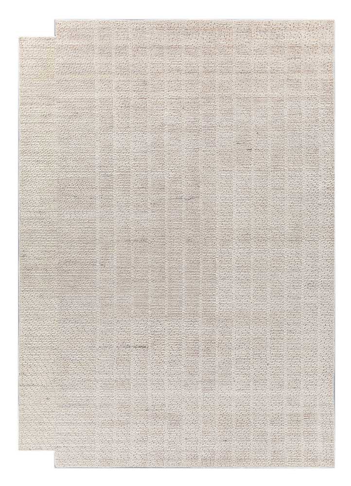 contour ivory wool hand loom Rug - HeadShot