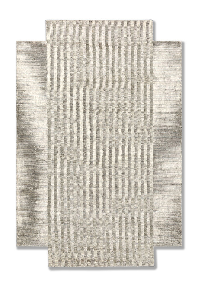  ivory wool hand loom Rug