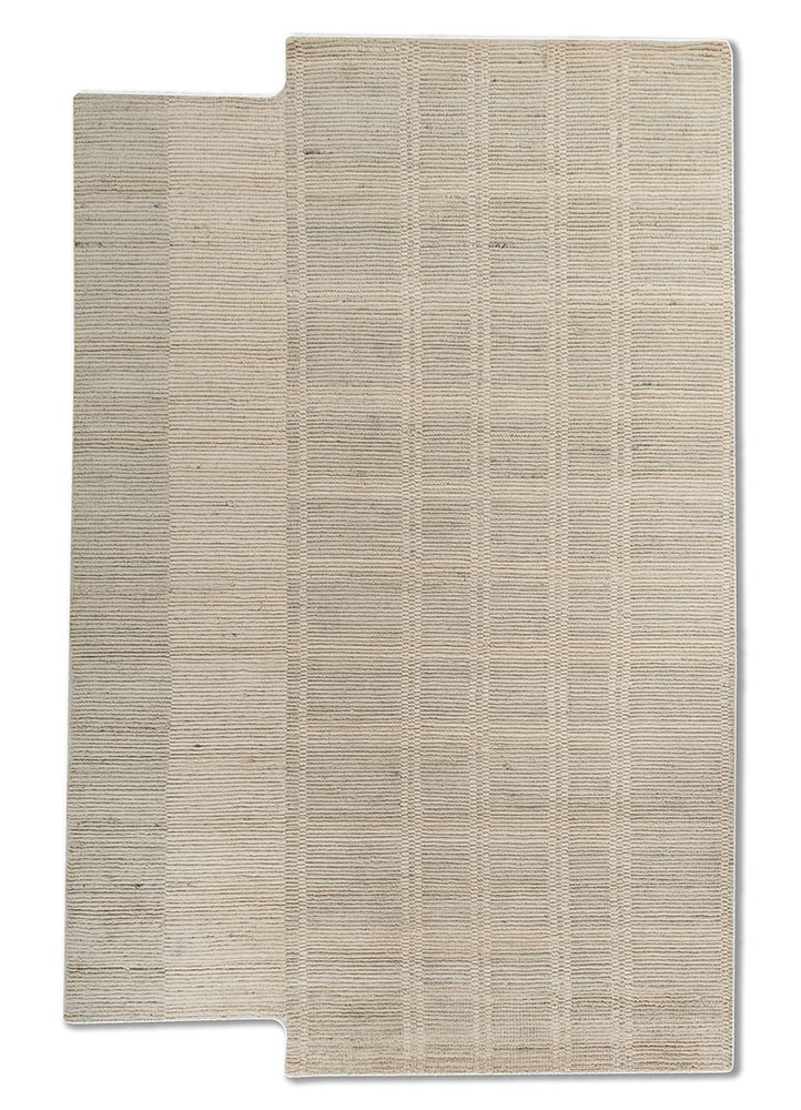 green green wool hand loom Rug