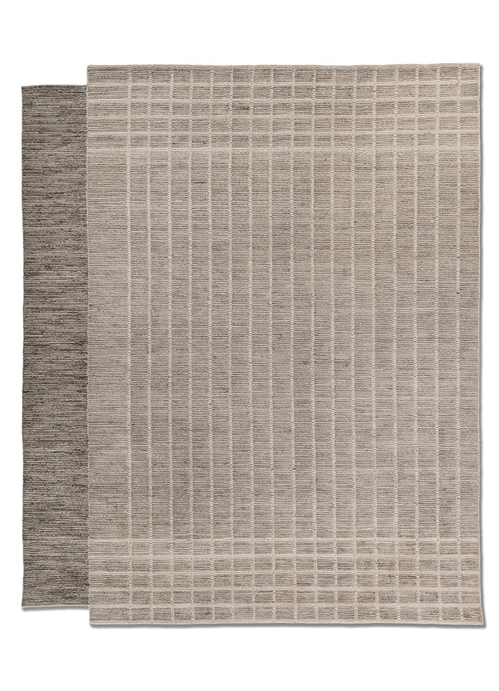 blue blue wool hand loom Rug