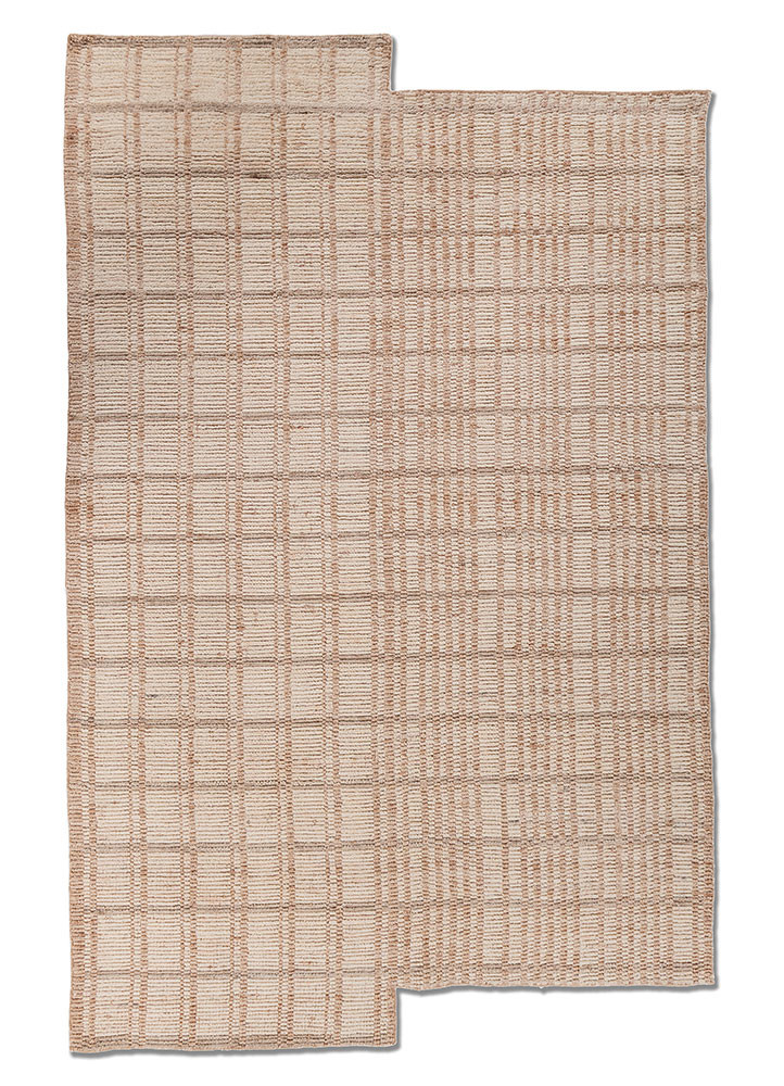 contour red and orange wool hand loom Rug - HeadShot