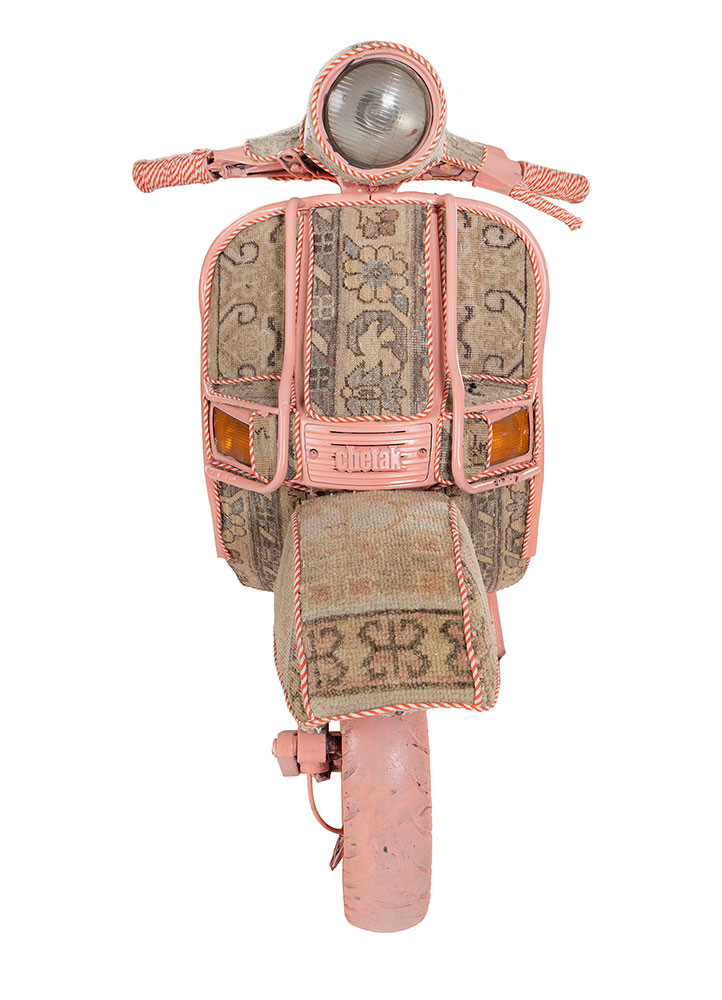 objects ivory metal and wool hand knotted Accessories - HeadShot