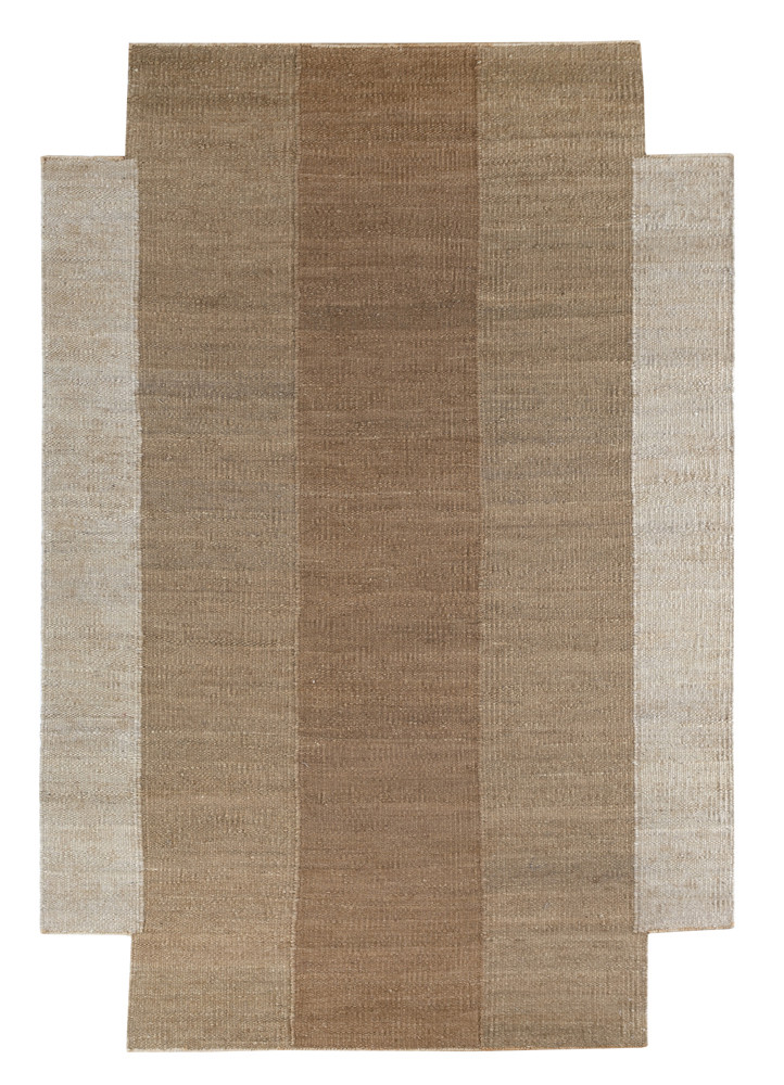 daaira beige and brown jute and hemp flat weaves Rug