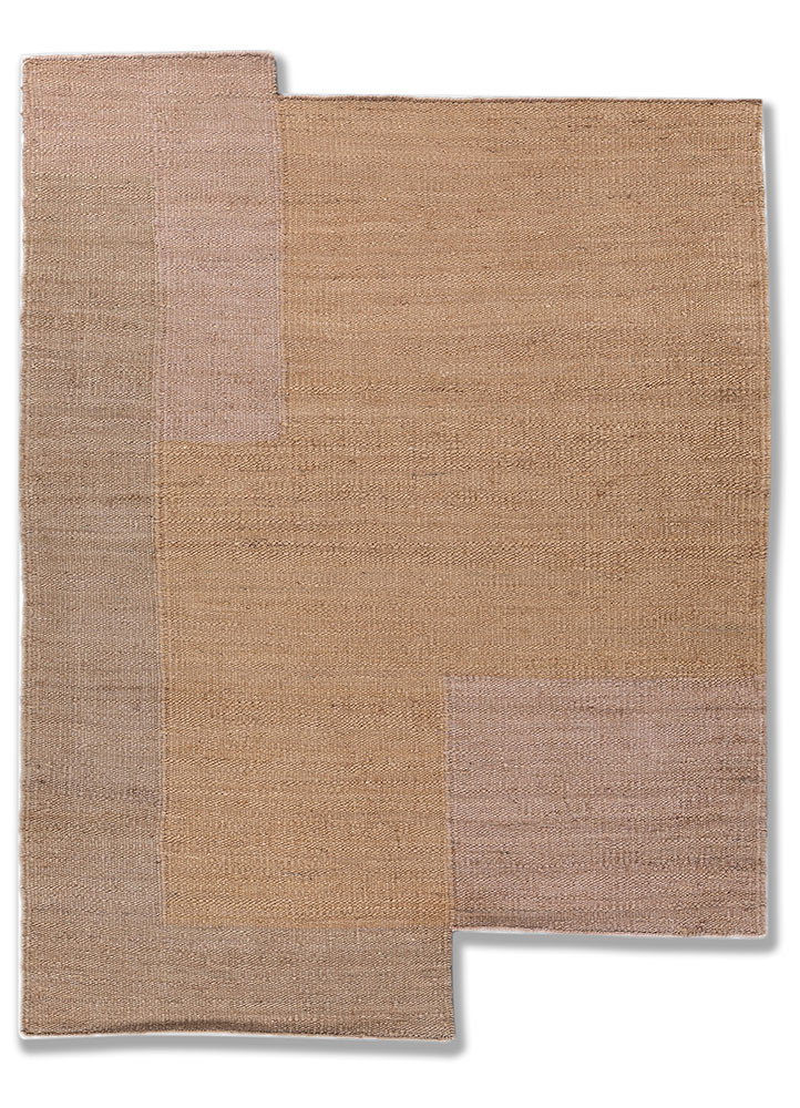 daaira beige and brown jute and hemp flat weaves Rug