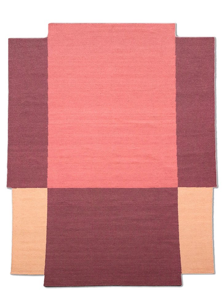 aprezo red and orange viscose flat weaves Rug - HeadShot aprezo red and orange viscose flat weaves Rug - HeadShot