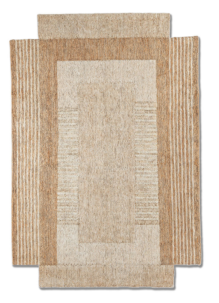 daaira ivory jute and hemp hand knotted Rug - HeadShot