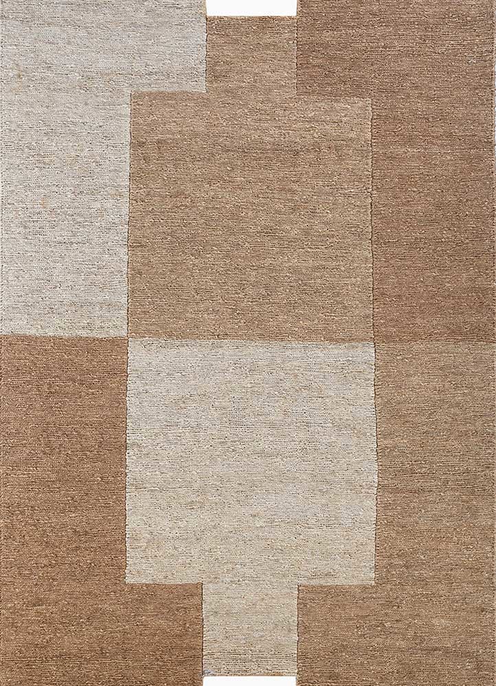  ivory jute and hemp flat weaves Rug