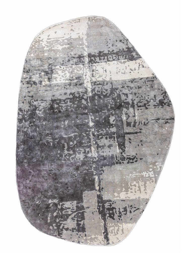 aprezo blue viscose hand tufted Rug - HeadShot aprezo blue viscose hand tufted Rug - HeadShot