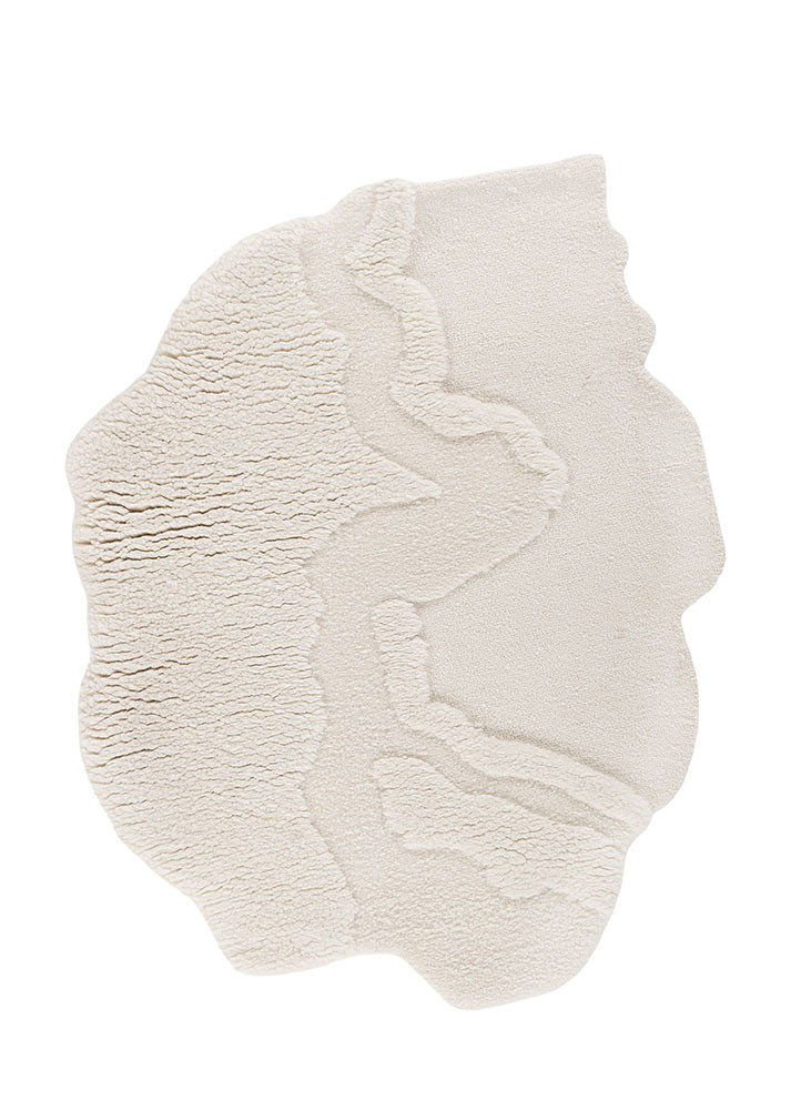 wall installation ivory wool hand tufted WALL ART & TAPESTRY - HeadShot wall installation ivory wool hand tufted WALL ART & TAPESTRY - HeadShot
