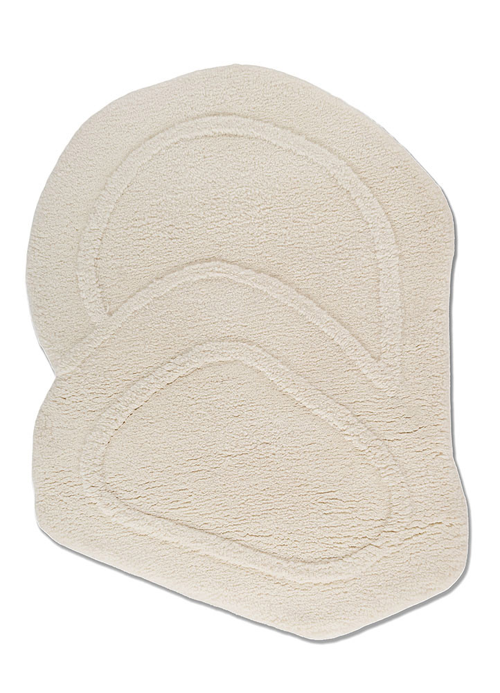 wall installation ivory wool hand tufted WALL ART & TAPESTRY - HeadShot wall installation ivory wool hand tufted WALL ART & TAPESTRY - HeadShot