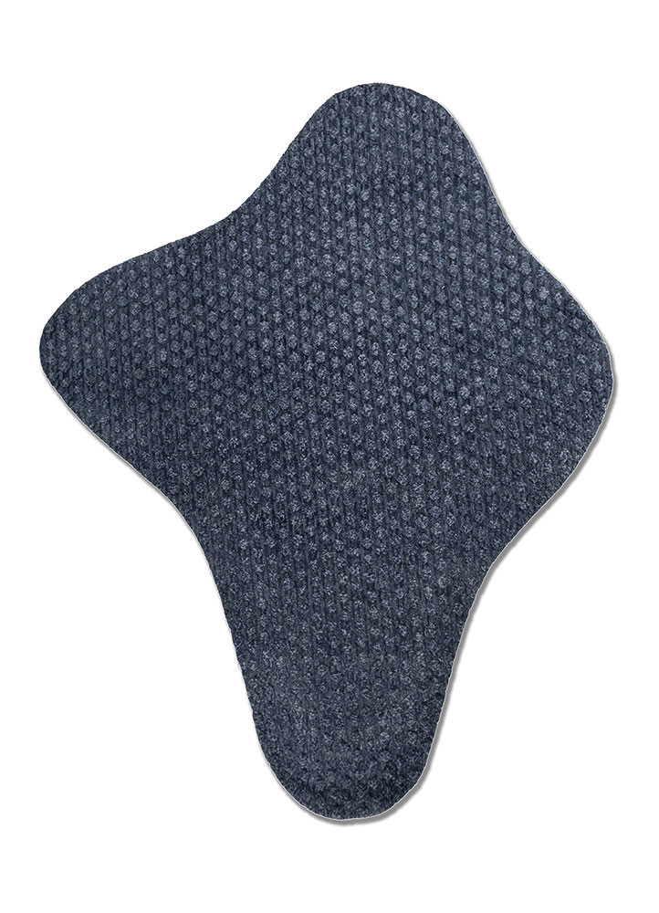 pathways blue wool and bamboo silk hand tufted Rug - HeadShot pathways blue wool and bamboo silk hand tufted Rug - HeadShot