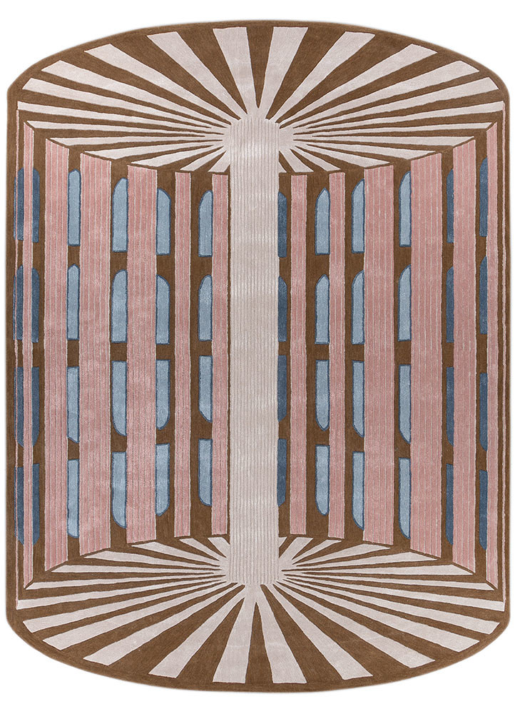 jaipur wunderkammer ivory wool and viscose hand tufted Rug - HeadShot jaipur wunderkammer ivory wool and viscose hand tufted Rug - HeadShot