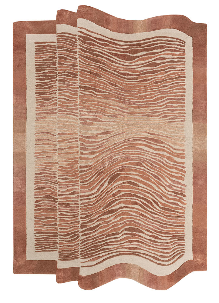 lucid ivory wool and viscose hand tufted Rug - HeadShot lucid ivory wool and viscose hand tufted Rug - HeadShot