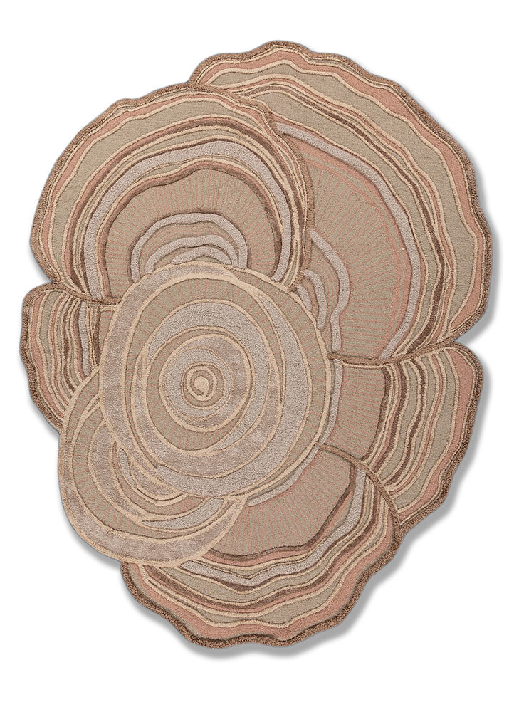 aurelia gold wool and viscose hand tufted Rug - HeadShot aurelia gold wool and viscose hand tufted Rug - HeadShot
