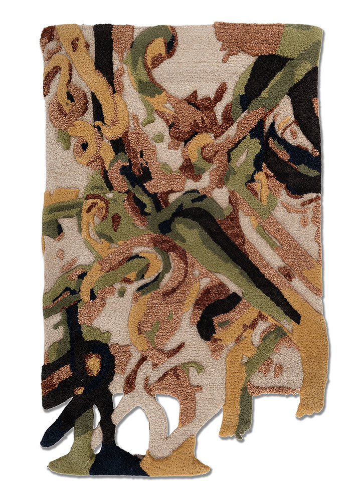 aprezo ivory wool and bamboo silk hand tufted Rug - HeadShot aprezo ivory wool and bamboo silk hand tufted Rug - HeadShot