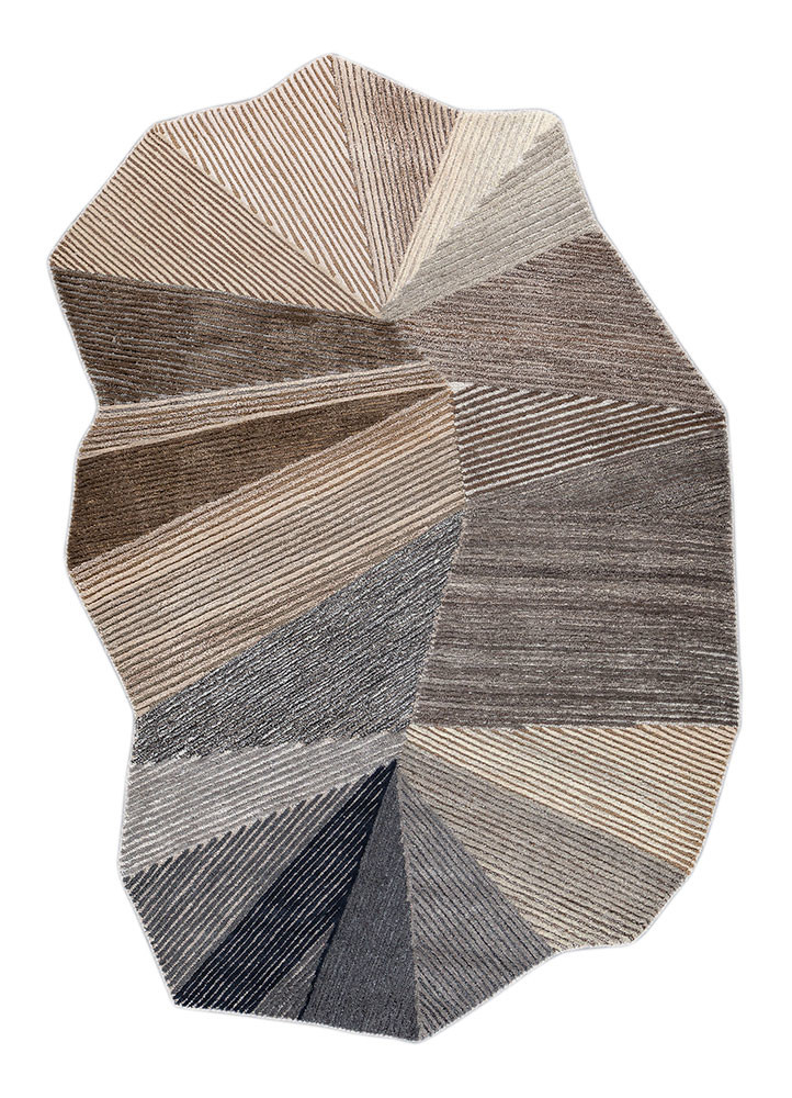 come around ivory wool and viscose hand tufted Rug - HeadShot come around ivory wool and viscose hand tufted Rug - HeadShot