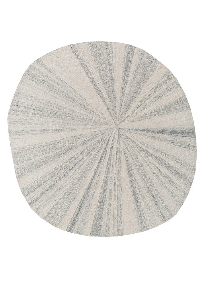  grey and black wool hand tufted Rug