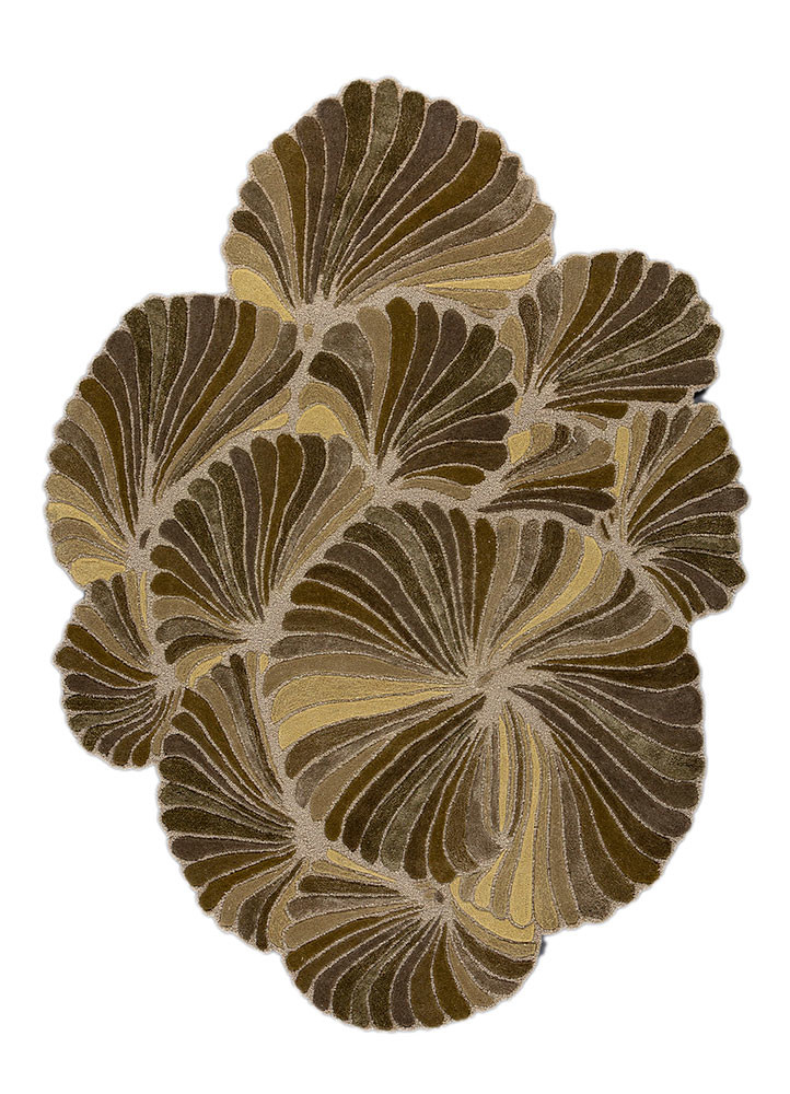 infini gold wool and viscose hand tufted Rug - HeadShot infini gold wool and viscose hand tufted Rug - HeadShot